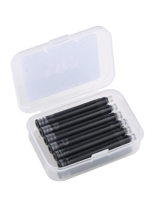 2.6mm European Standard Black Fountain Pen Ink Cartridges – Replacement Refills