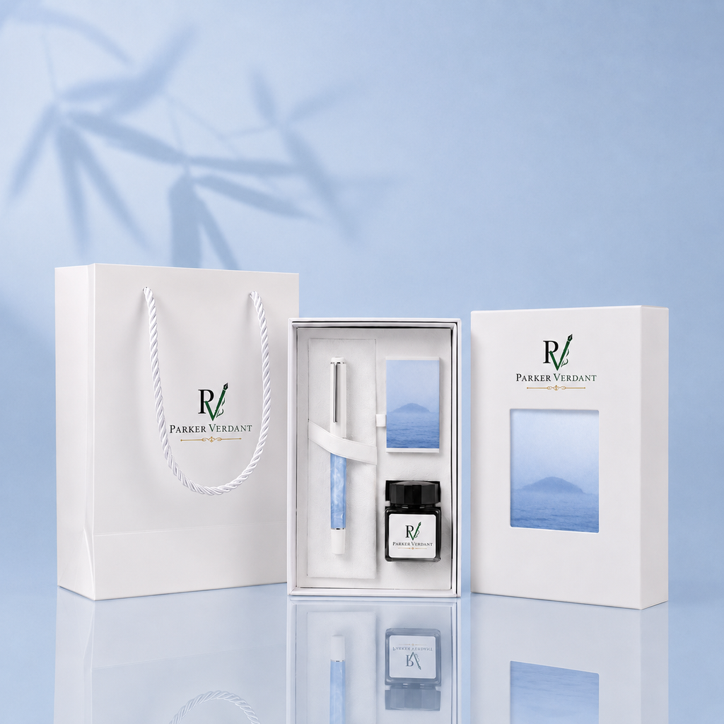 Island Breeze Fountain Pen Gift Set - Blue
