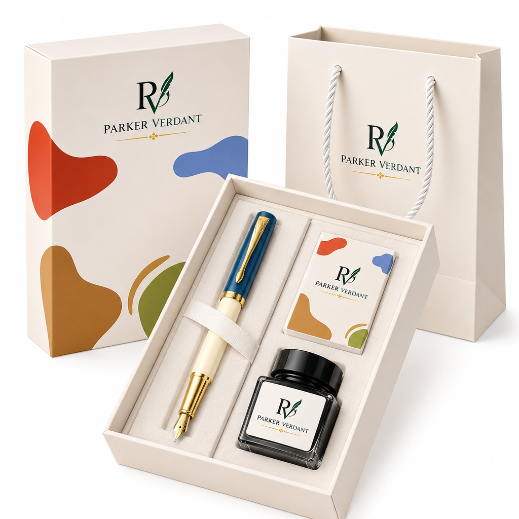 Nara Series Fountain Pen Gift Set - Blue