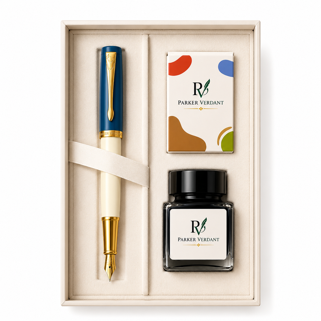 Nara Series Fountain Pen Gift Set - Blue