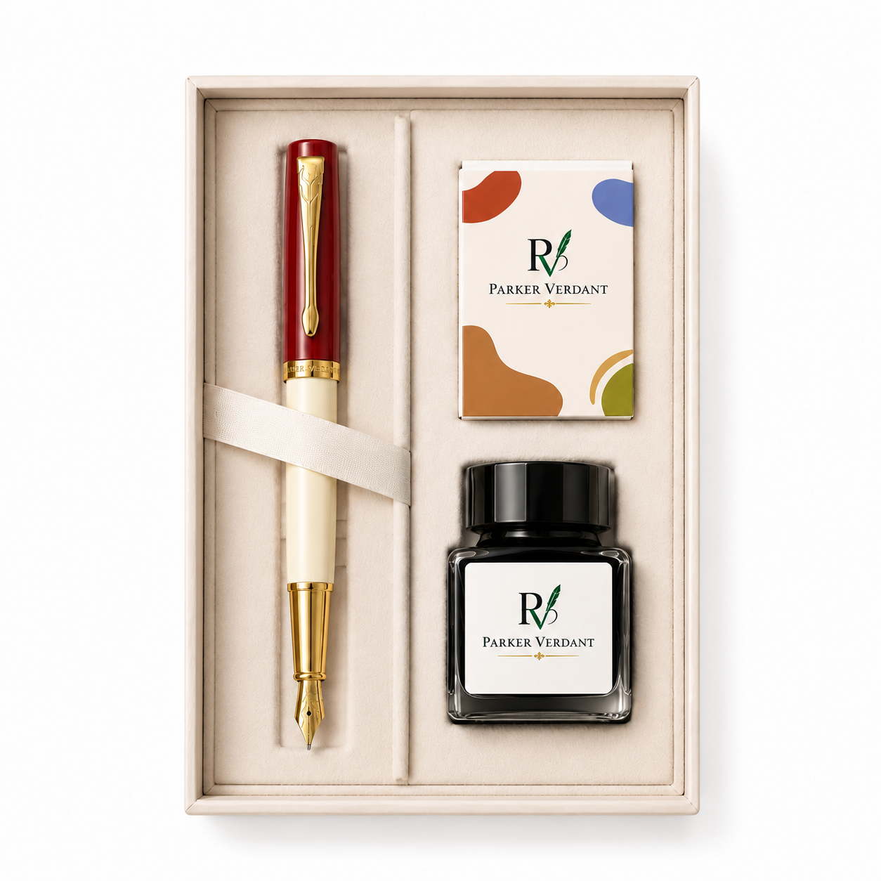 Nara Series Fountain Pen Gift Set - Red