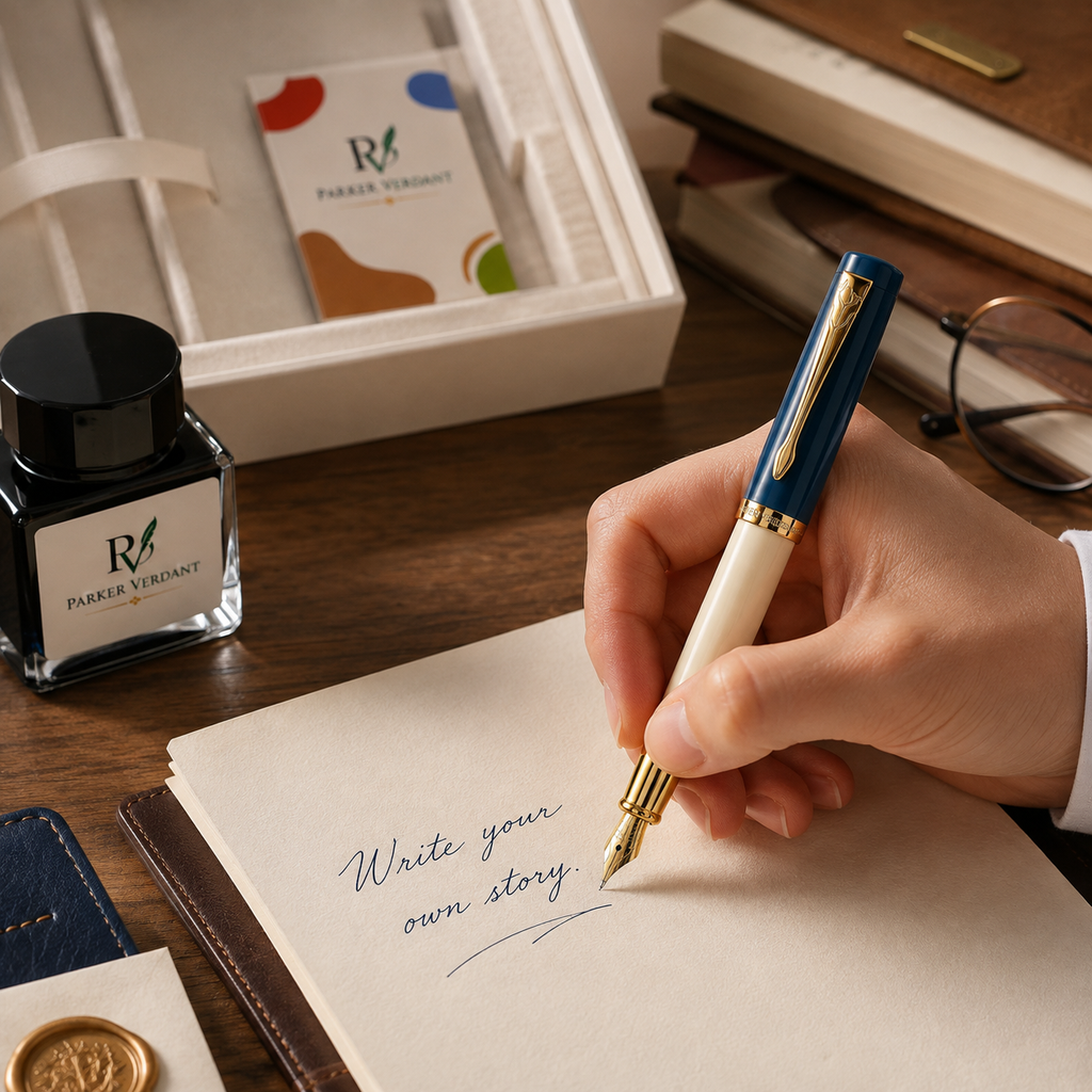 Nara Series Fountain Pen Gift Set - Blue