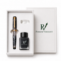 Marble Series Fountain Pen Gift Set - Black