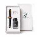 Marble Series Fountain Pen Gift Set - Black