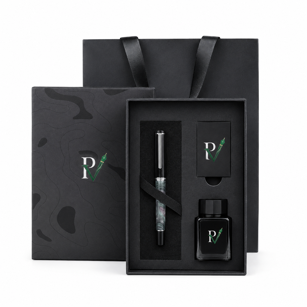 Acrylic Fountain Pen Gift Set - Gray