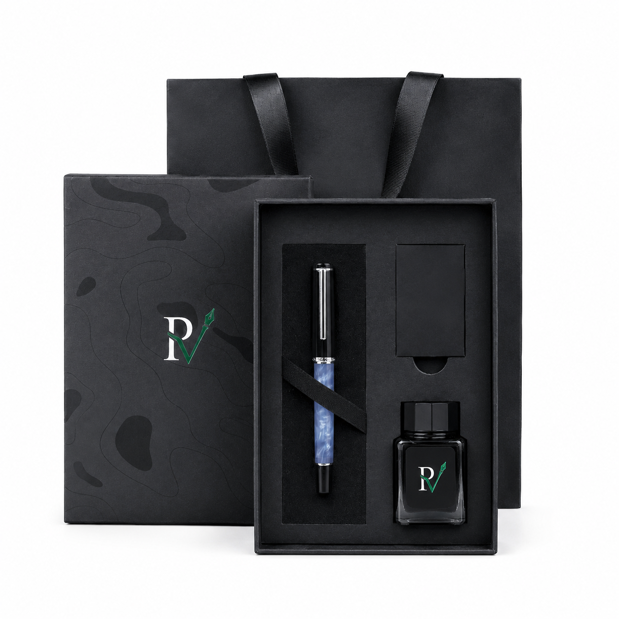 Acrylic Fountain Pen Gift Set - Blue