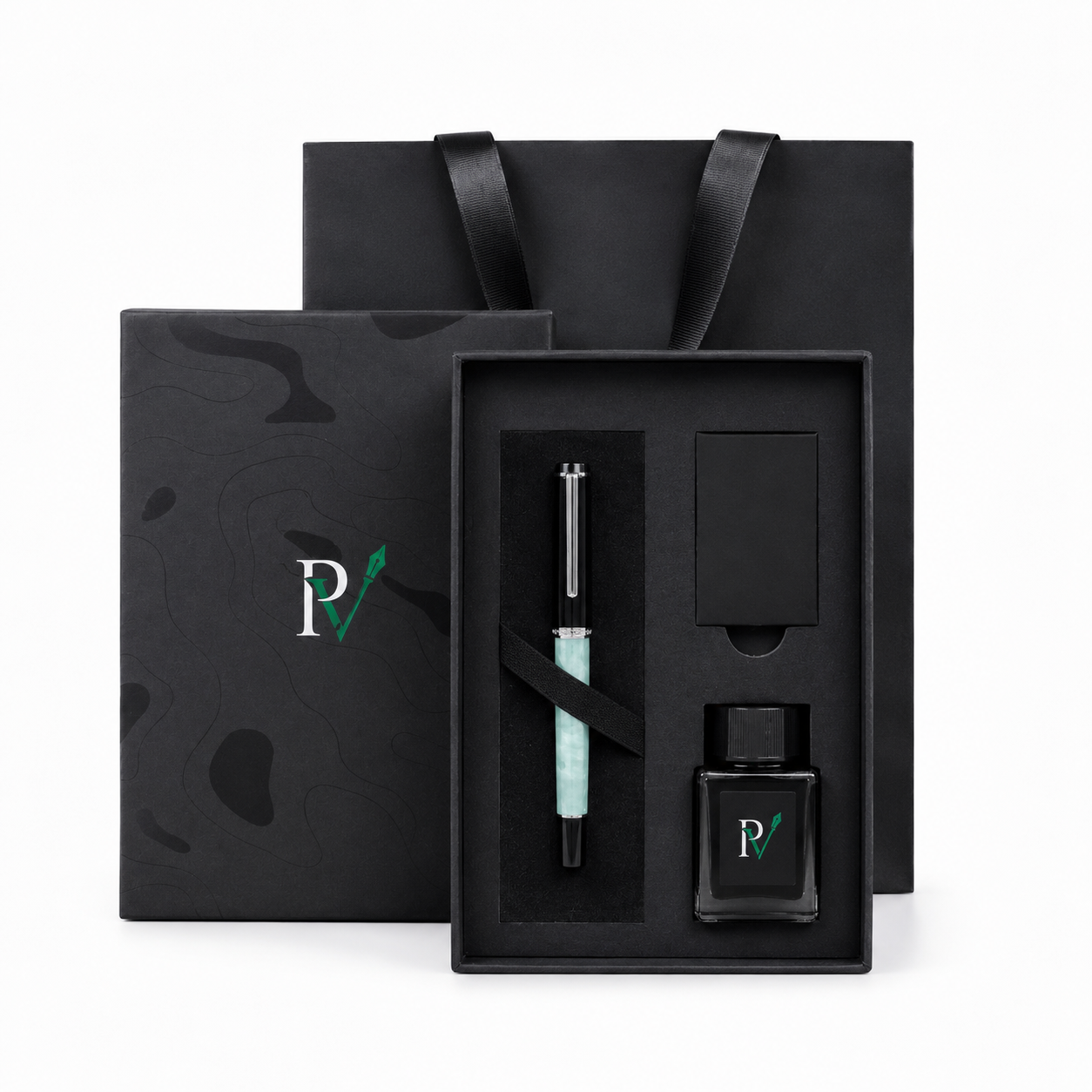 Acrylic Fountain Pen Gift Set - Green