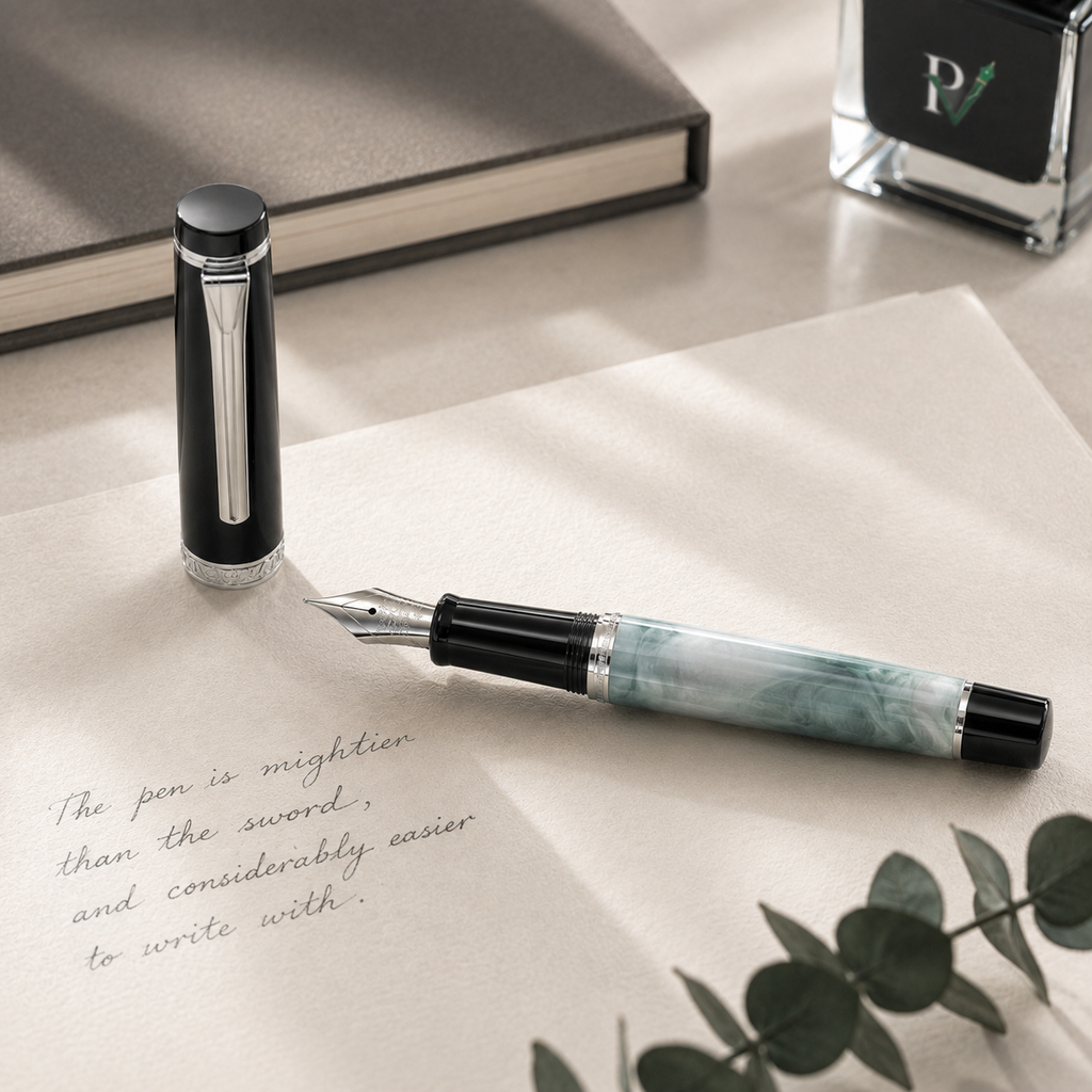 Acrylic Fountain Pen Gift Set - Green