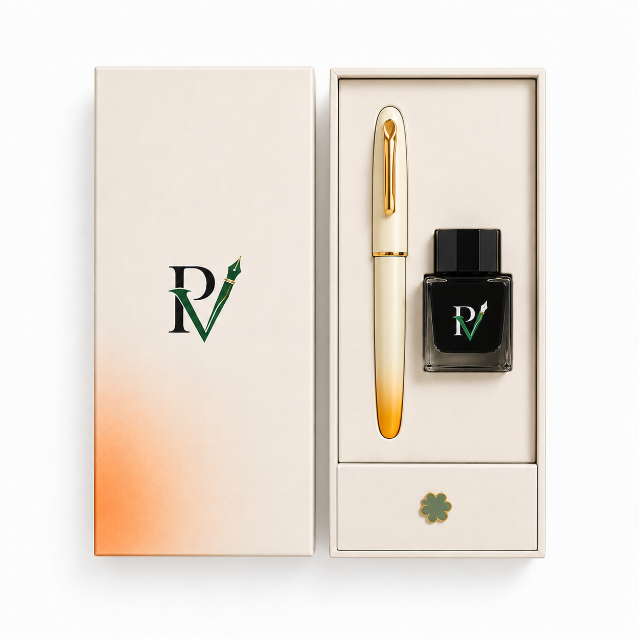 Gradient Series Fountain Pen Gift Set - Orange