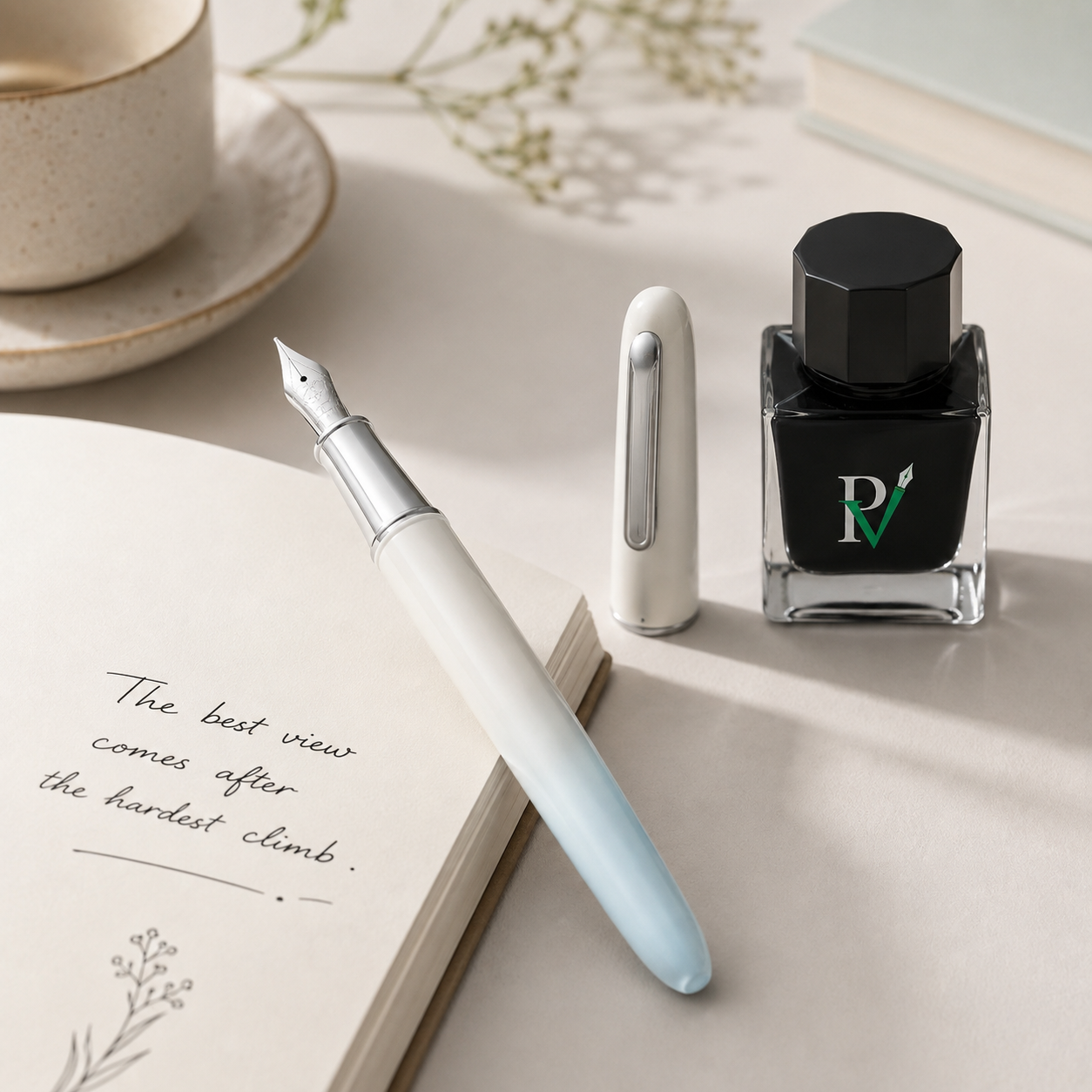 Gradient Series Fountain Pen Gift Set - Blue