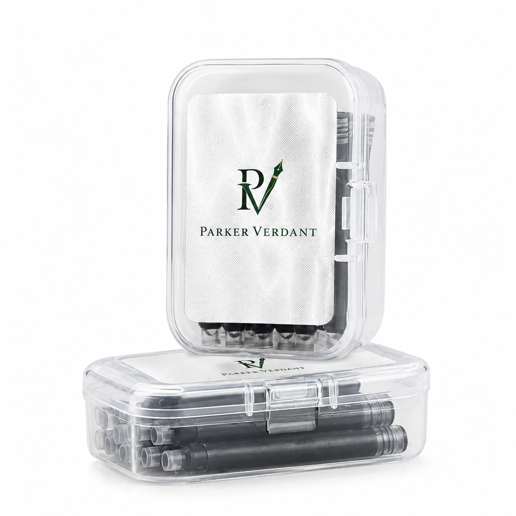 2.6mm European Standard Black Fountain Pen Ink Cartridges – Replacement Refills